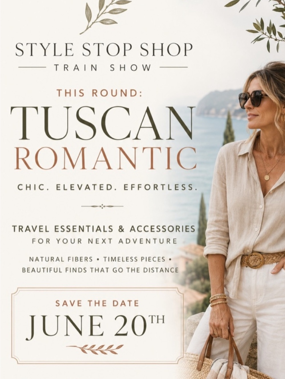 Hot Mana! Style Shop Stop train show flyer!